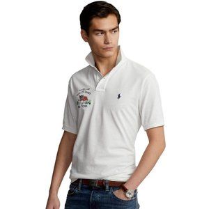 Polo Ralph Lauren Men's Classic-Fit Flag Mesh Polo Shirt